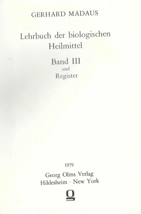 Gerhard Madaus: Lehrbuch der biologischen Heilmittel 1-3 - Image 4