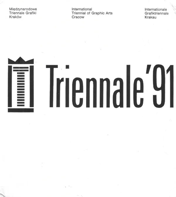 International Triennial of Graphic Arts Cracow 1991.