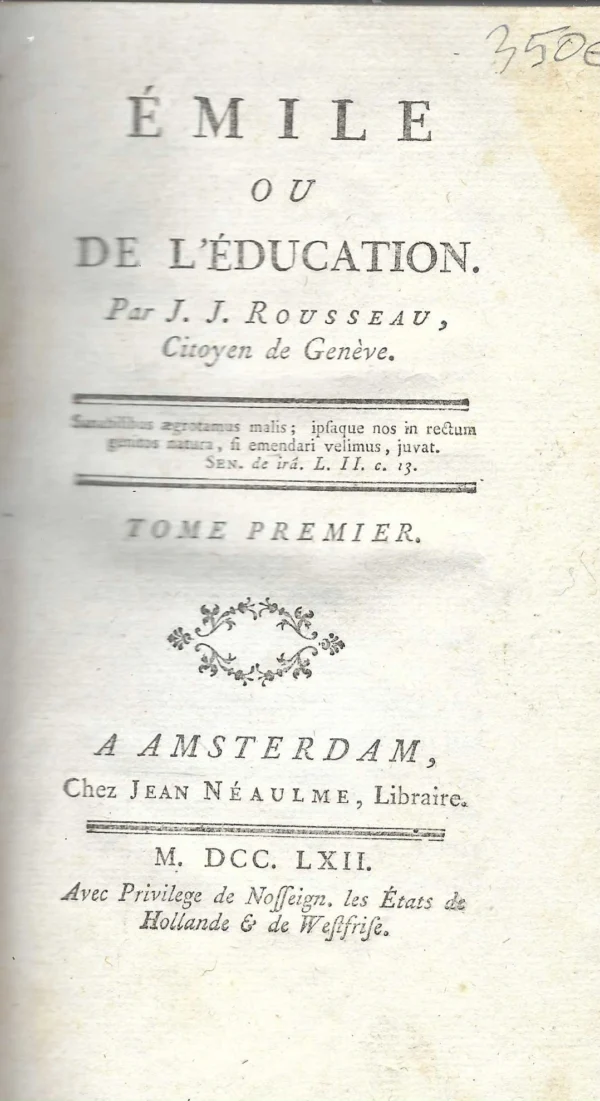 J. J. Rousseau: Emilie ou de l'education - Image 2